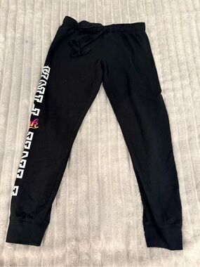 Victoria Secret Pink Jogger Sweatpants with Side Graphic